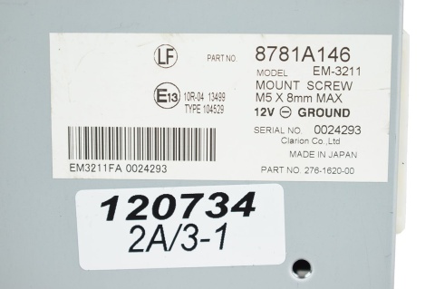 MODUŁ KAMERY MITSUBISHI OUTLANDER III 8781A146