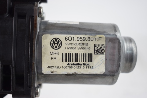 SILNICZEK SZYBY PRAWY PRZÓD VW SKODA 6Q1959801F